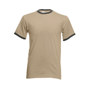 T-shirt bords côtes contrast Au choixKhaki / Graphite Gre