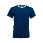 T-shirt bords côtes contrast Au choixNavy / White