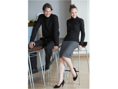 T-shirt femme col roulé