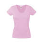 T-shirt femme col v Au choixLight Pink