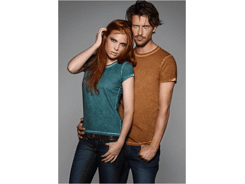 T-shirt femme denim plug in