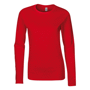 T-shirt femme manches longue Au choixRed