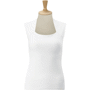 T-shirt femme stretch sans manche Au choixWhite