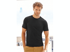 T-shirt homme moulant col rond