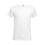 T-shirt homme moulant col rond Au choixWhite