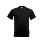 T-shirt manches courtes col v 160 gr NoirNoir
