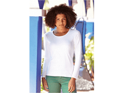 T-shirt publicitaire femme manches longue