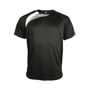T-shirt sport enfant manches courtes Au choixBlack / White / Stor