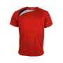 T-shirt sport enfant manches courtes Au choixSporty Red / Black /