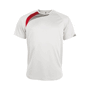 T-shirt sport enfant manches courtes Au choixWhite / Sporty Red /