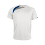 T-shirt sport enfant manches courtes Au choixWhite / Sporty Royal