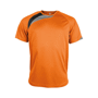 T-shirt sport manches courtes OrangeOrange / Black / Sto