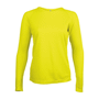T-shirt sport manches longues femme Au choixFluorescent Yellow
