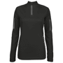 T-shirt sport "quick dry" manches longues 1/4 zip  Au choixBlack