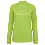T-shirt sport "quick dry" manches longues 1/4 zip  Au choixLime