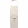 Tablier de cuisine en coton 180 g/m² Ecru naturelkaki écru