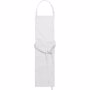 Tablier de cuisine en polyester avec poche frontal Blancblanc