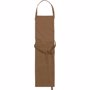 Tablier de cuisine en polyester avec poche frontal Marronbrun