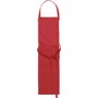 Tablier de cuisine en polyester avec poche frontal Rougerouge