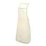 Tablier personnalisé Au choixblanc/vert clair