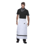 Tablier personnalisé rock chef long Blancblanc