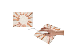 Tapis de souris carré imprimé