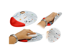 Tapis de souris ergo-pharma-pad rouge