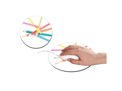 Tapis de souris prime-pad rond