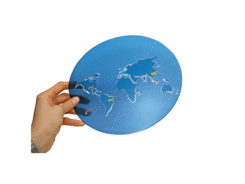 Tapis de souris visi-pad oval