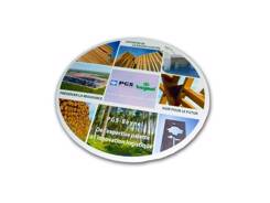 Tapis souris personnalisé en plastique recyclé