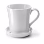 Tasse à thé personnalisée en porcelaine Blancblanc