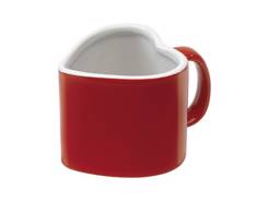 Tasse coeur publicitaire