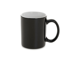 Tasse publicitaire noire
