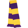 Team scarf echarpe bicolore Au choixPurple / Yellow
