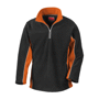 Tech 3 sport fleece polaire bicolore col zippé uni Au choixBlack / Orange