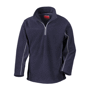 Tech 3 sport fleece polaire bicolore col zippé uni Au choixNavy
