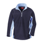 Tech 3 sport fleece polaire bicolore col zippé uni Au choixNavy / Sky Blue