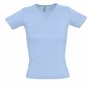 Tee-shirt femme col V lady 220gr Au choixciel
