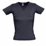 Tee-shirt femme col V lady 220gr Au choixmarine