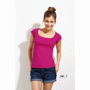Tee-shirt femme emmanchures americaines melrose Au choixfuchsia