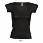 Tee-shirt femme emmanchures americaines melrose NoirNoir profond