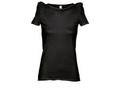 Tee-shirt femme manches froncées montmartre