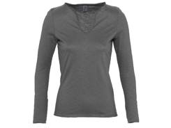 Tee-shirt femme manches longues  effet flammé mara