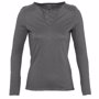 Tee-shirt femme manches longues  effet flammé mara Au choixgris fonce
