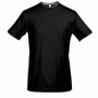 Tee-shirt homme finitions bords francs roulottés Au choixnoir&zinc
