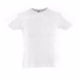 Tee-shirt homme prés du corps col rond city Blancblanc