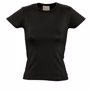 Tee-shirt publicitaire biologique femme women Noirnoir profond