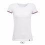 Tee-shirt sol's rainbow women BlancBlanc / Royal