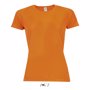 Tee-shirt sol's sporty women OrangeOrange Fluo