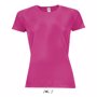 Tee-shirt sol's sporty women RoseRose fluo